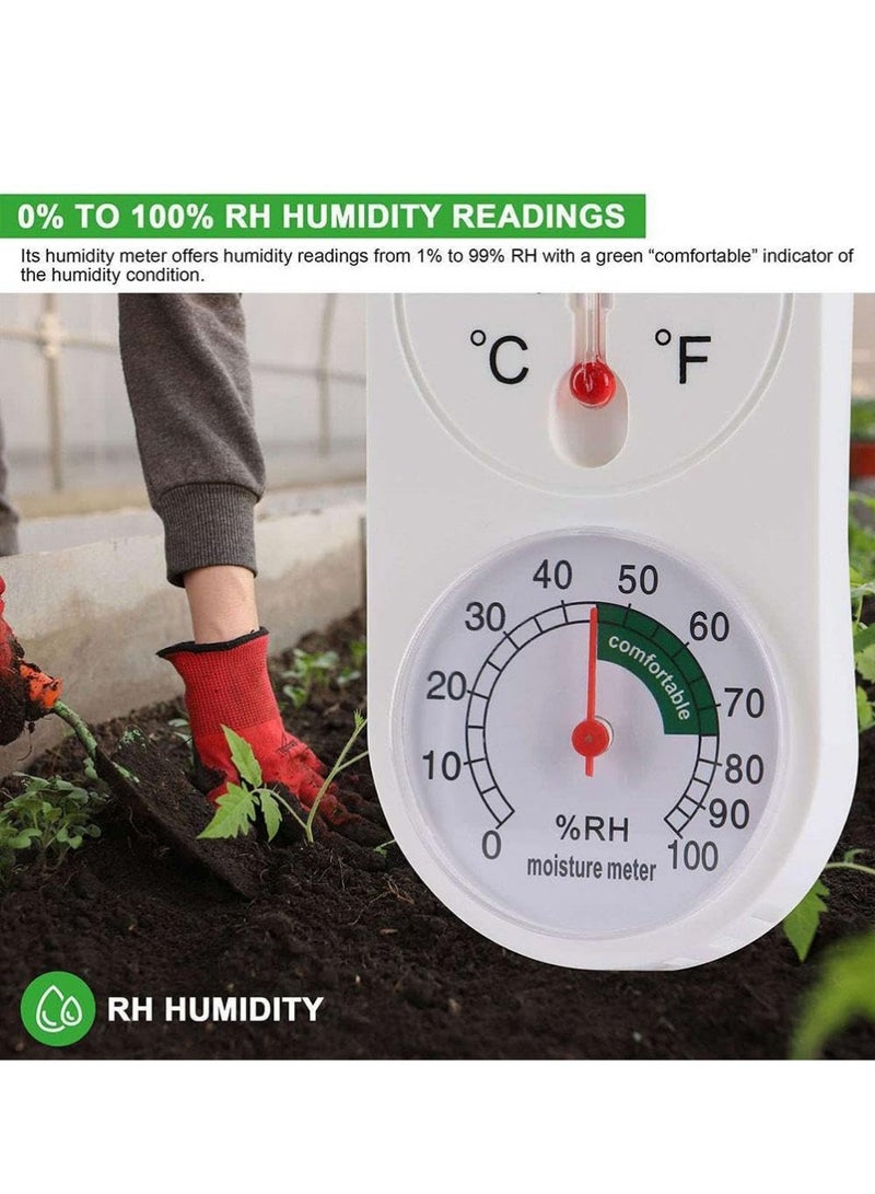 2 Pack Household Greenhouse Indoor Temperature And Humidity Precise Thermometer Hygrometer Design Sturdy, Easy To Operate, Multifunctional Weather Monitoring Device - Image 4